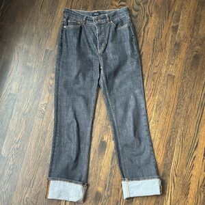 ME+EM Dark Denim Jeans soft black color, sz 25, great condition